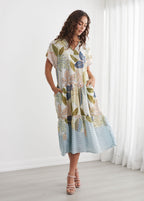 Floriental Print Dress