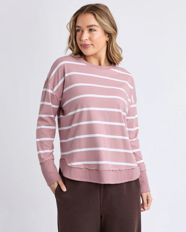 Farrah Stripe Long Sleeve Top