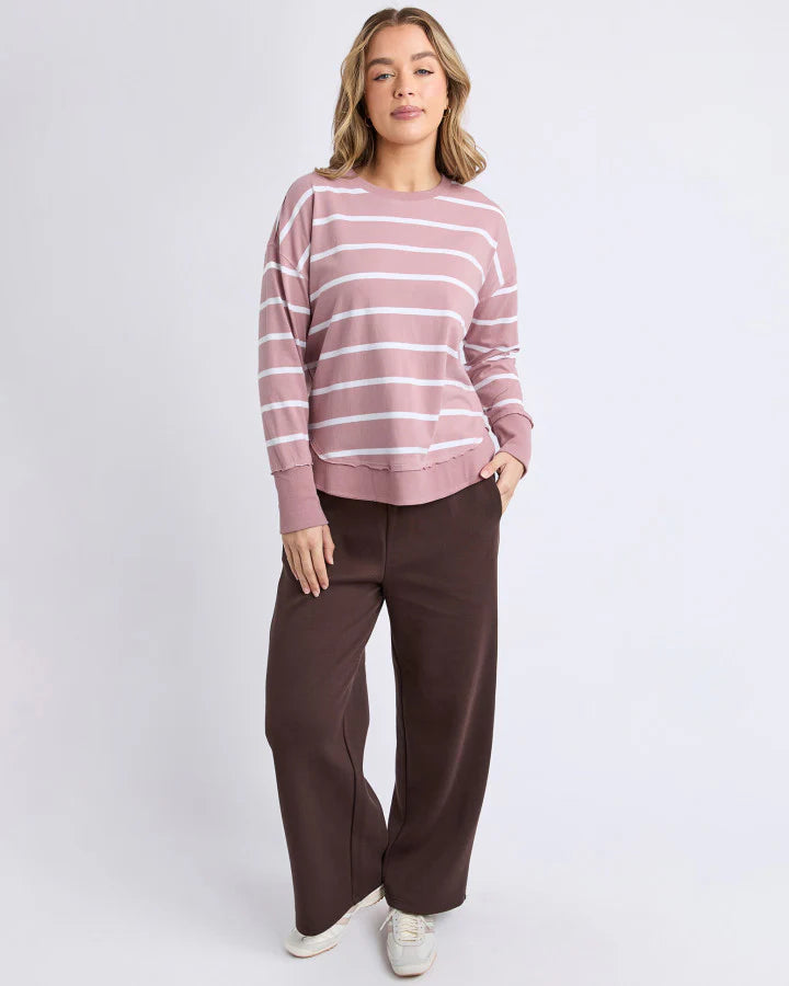 Farrah Stripe Long Sleeve Top