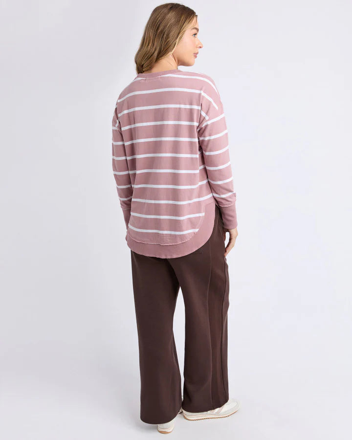 Farrah Stripe Long Sleeve Top