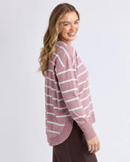 Farrah Stripe Long Sleeve Top