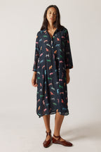 Funky Cats Midi Dress