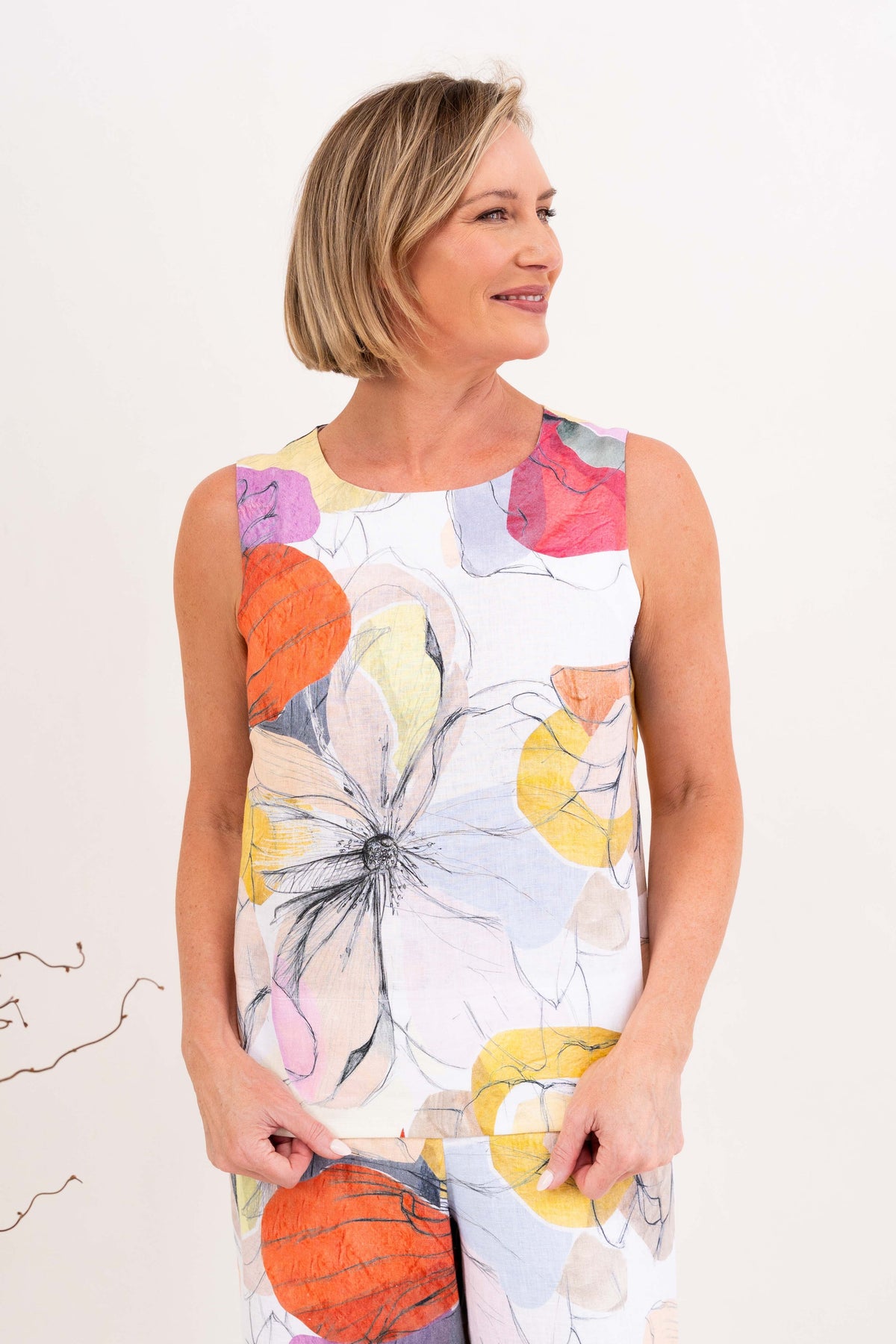 Petal Drift Shell Top