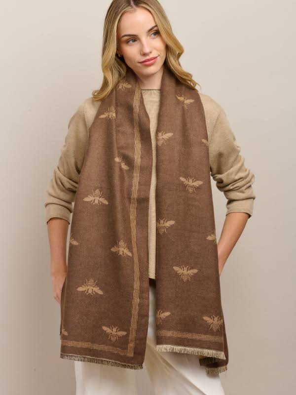 Coffee Bee Scarf