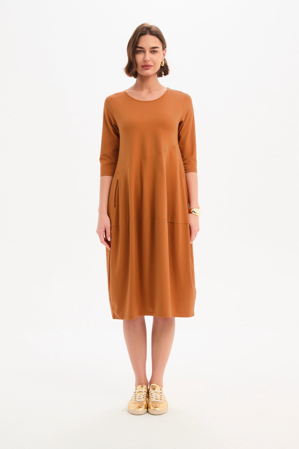 Diagonal Seam Dress