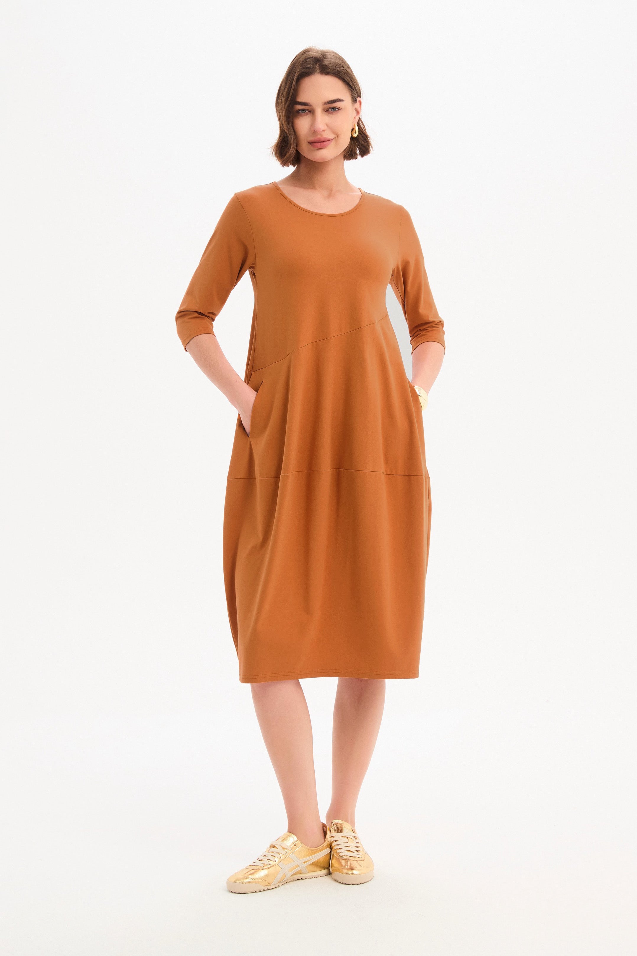Diagonal Seam Dress