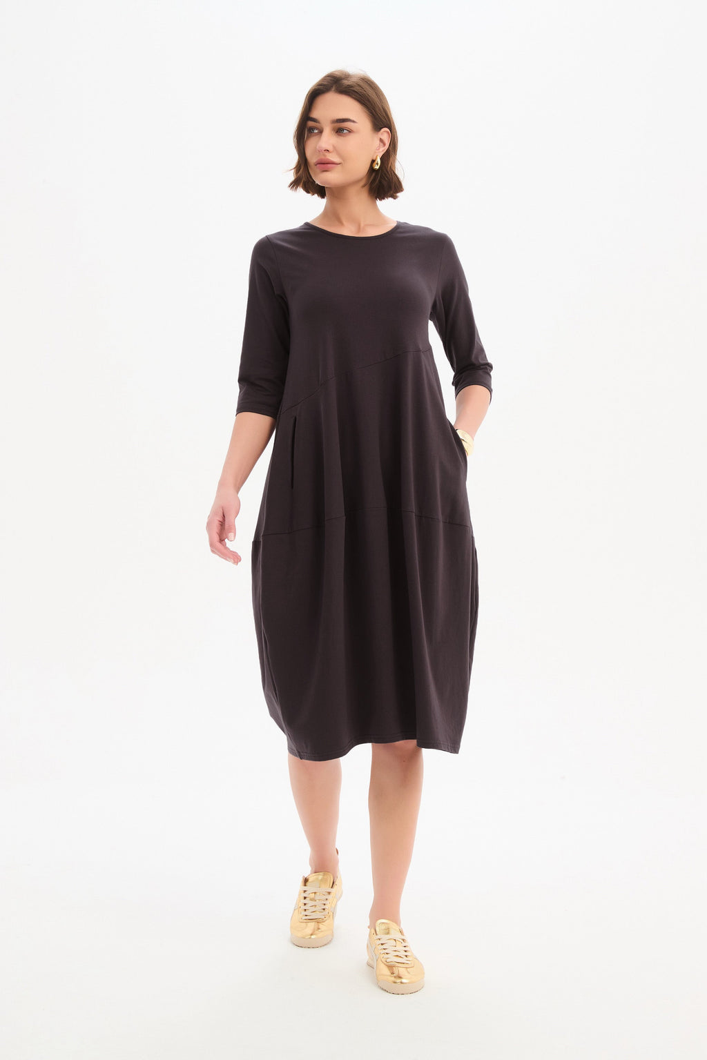 Diagonal Seam Dress