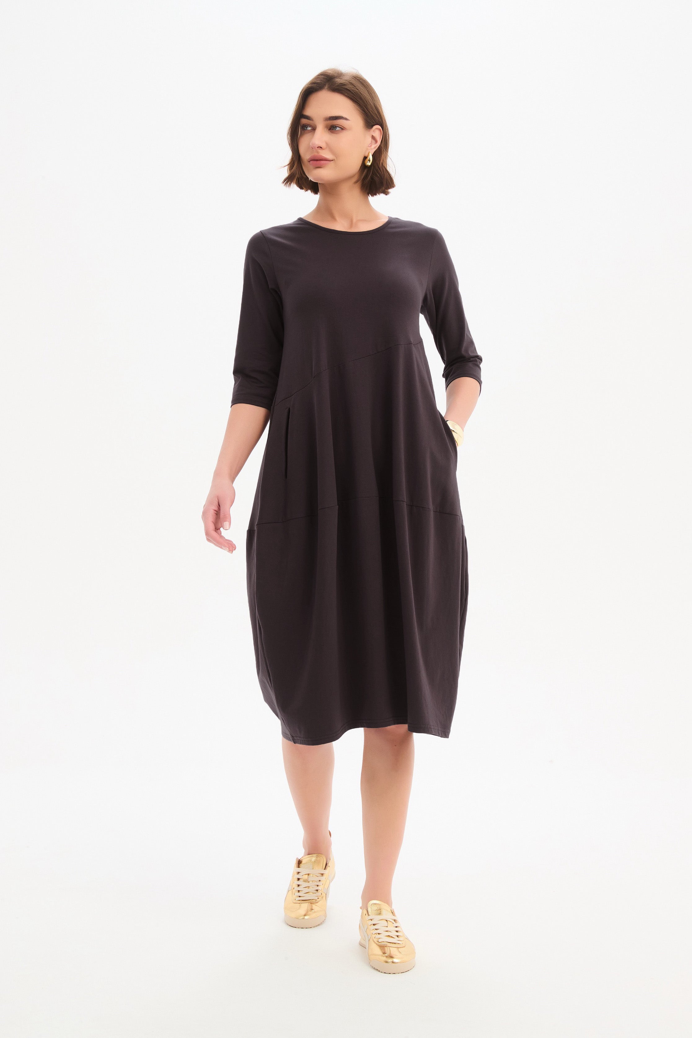 Diagonal Seam Dress