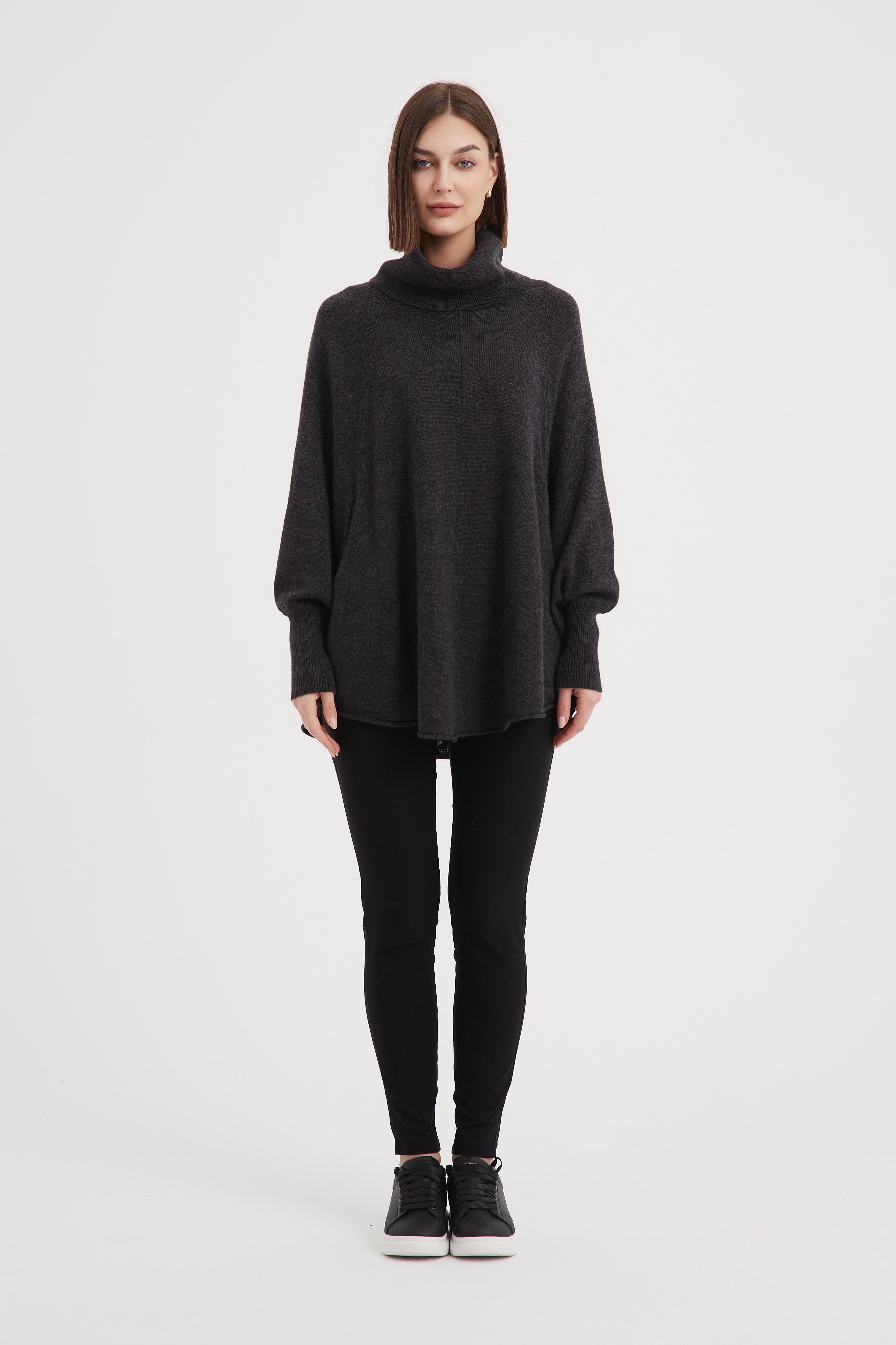 High Neck Oversized Knit