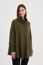 High Neck Oversized Knit