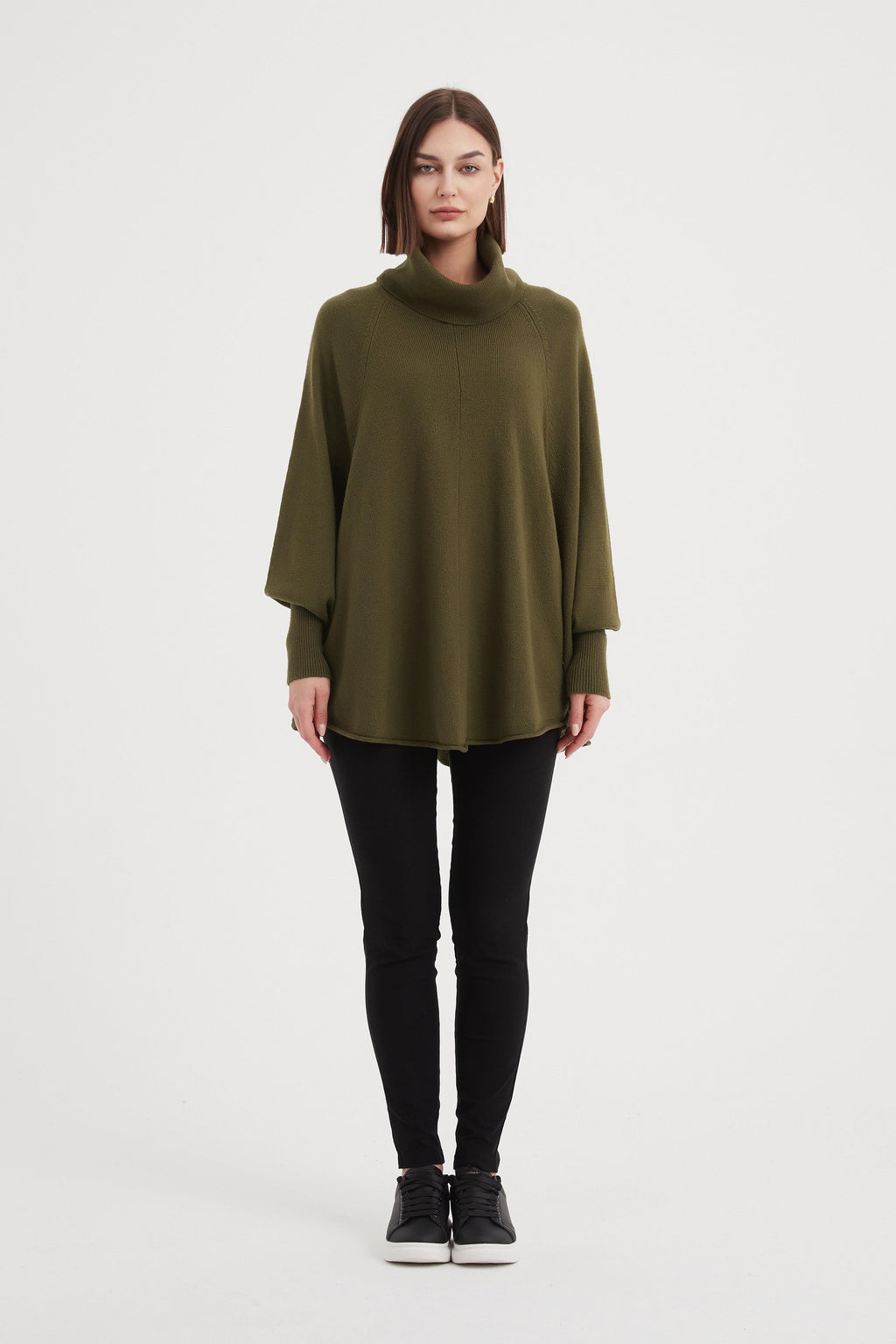 High Neck Oversized Knit