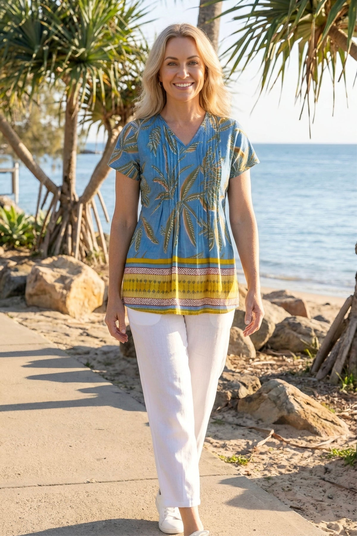 Kayla Blouse - Flora